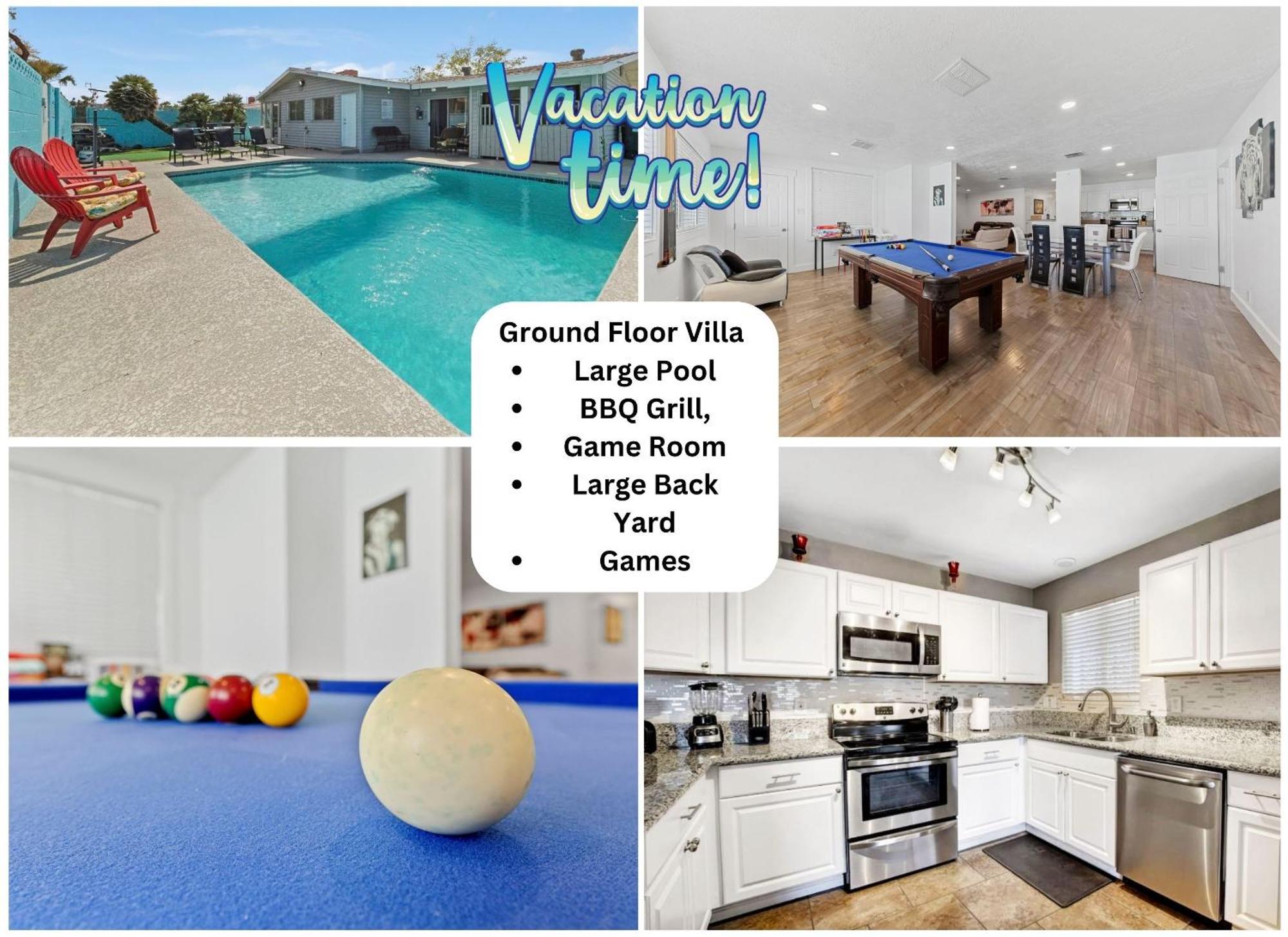 Vegas Getaway: Central 1 Story, Private Pool, Game Room Las Vegas Exterior photo